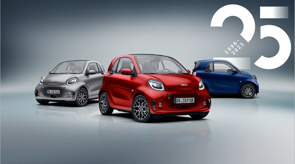 Smart festeggia i suoi 25anni con una speciale EQ fortwo
