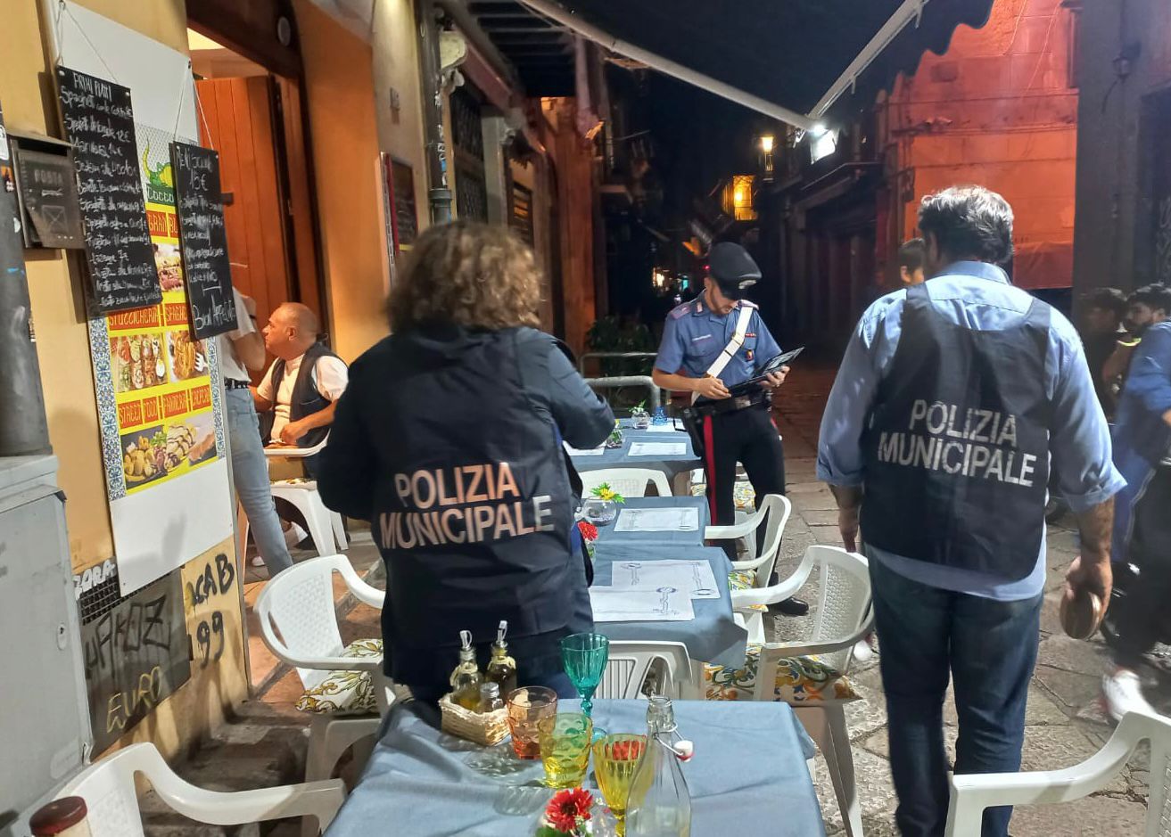 Palermo, controlli interforze: sanzioni e sequestri