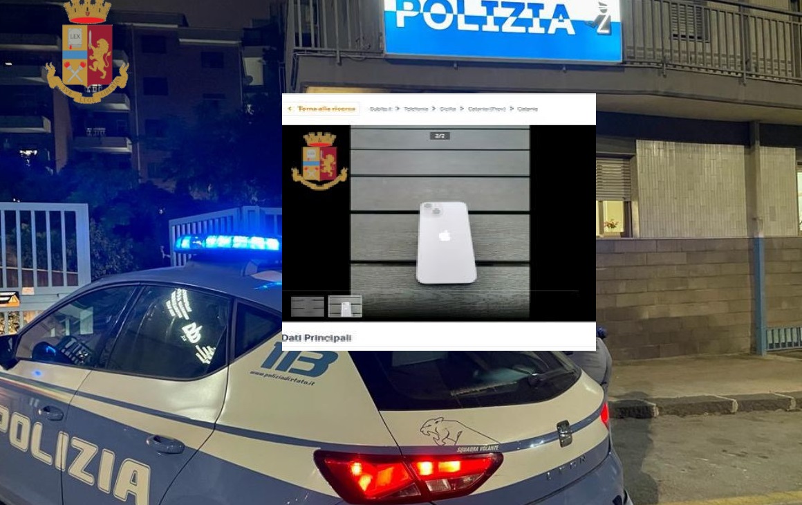 Incontra l’amica, le ruba l’Iphone e mette anche in vendita online: denuncia a Catania