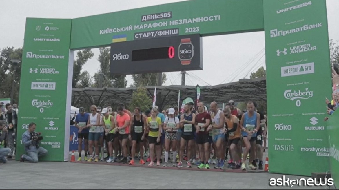 VIDEO | La guerra non ferma lo sport, l’Ucraina ospita la prima maratona dall’inizio del conflitto