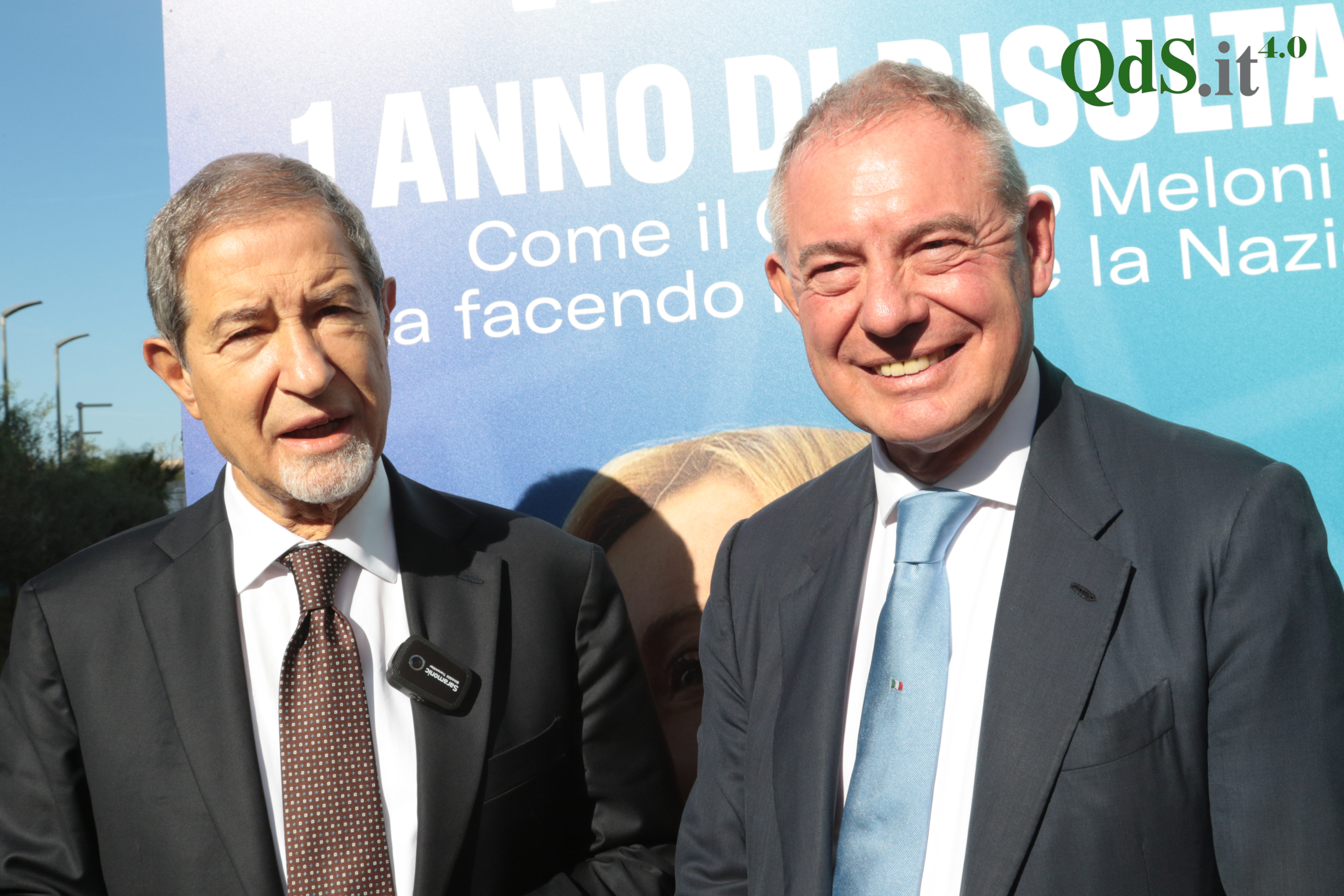 VIDEO | FdI a Catania, Urso: “ISAB salva e stop caro voli nostre vittorie”, e Musumeci vuole i droni per gli incendi