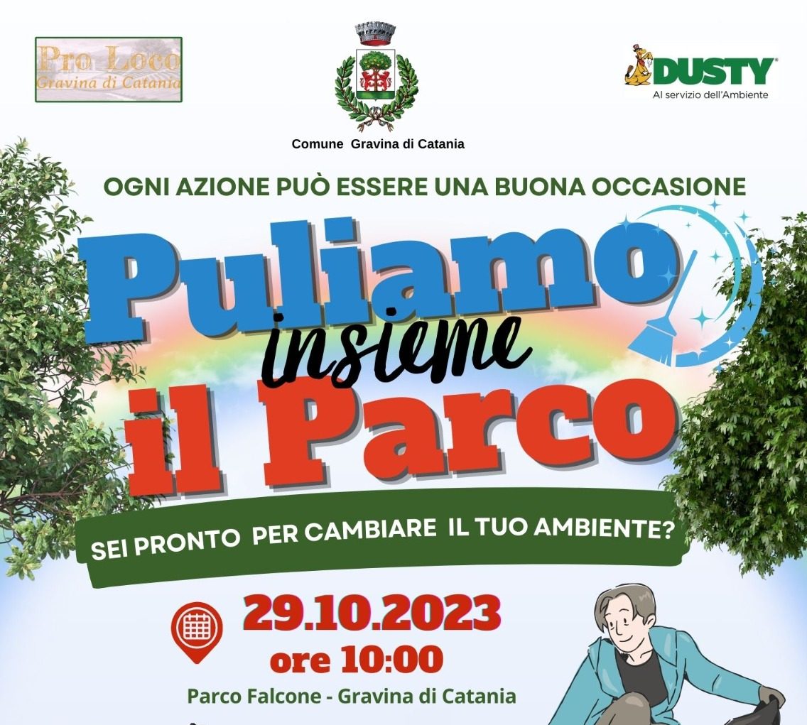 “Puliamo insieme il parco”, l’iniziativa a Gravina di Catania