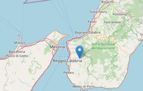 Terremoto in provincia di Reggio Calabria, scossa 3.1 avvertita anche a Messina