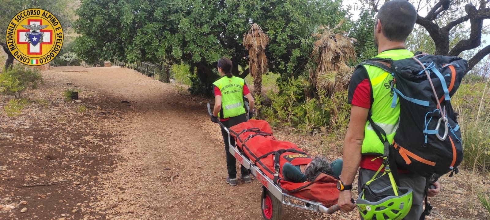 Turista svizzera si fa male alla Riserva dello Zingaro, recuperata dal Soccorso Alpino