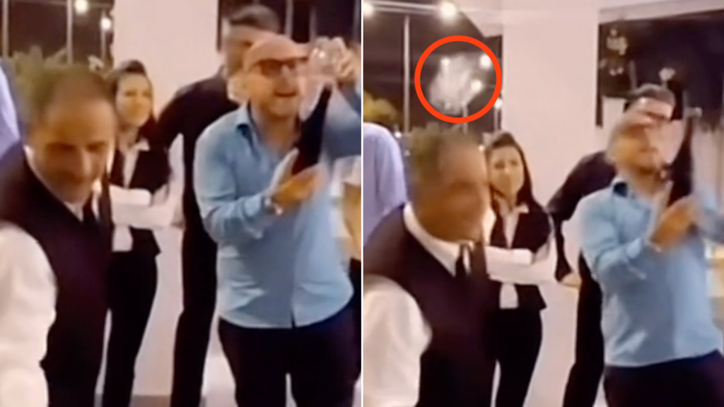 VIDEO | Stappata finisce malissimo: cameriere colpito alla testa da bicchiere di vetro