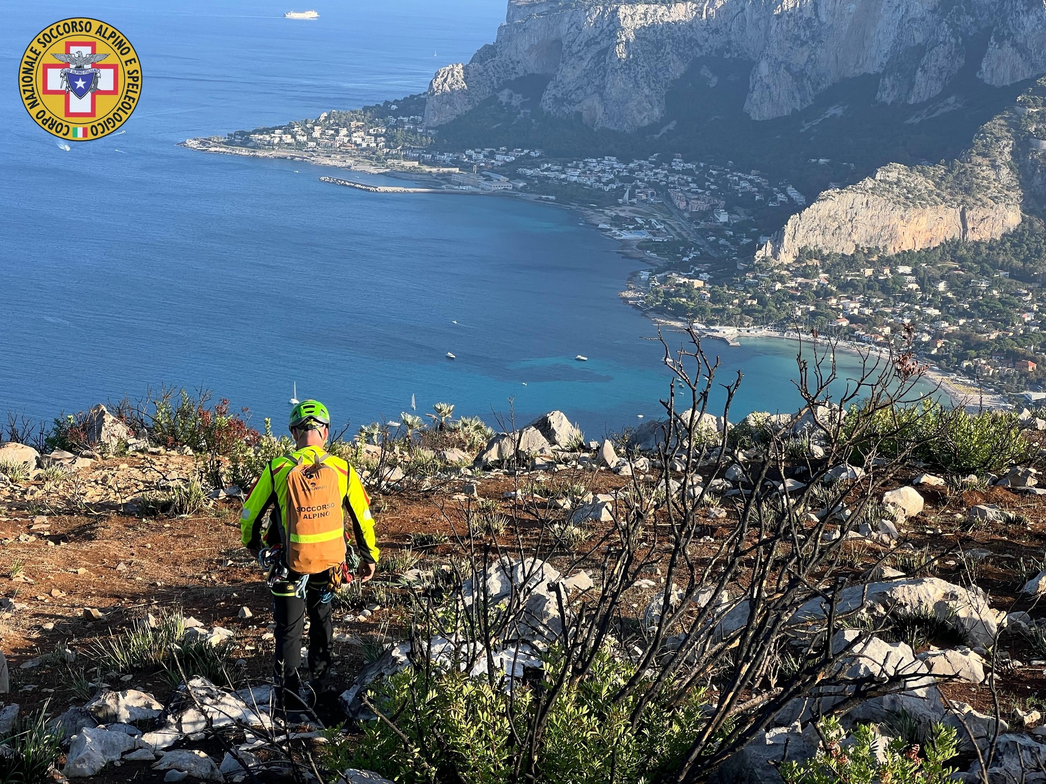 Problemi respiratori per escursioniste spagnole sul Monte Gallo, recuperate dal soccorso alpino