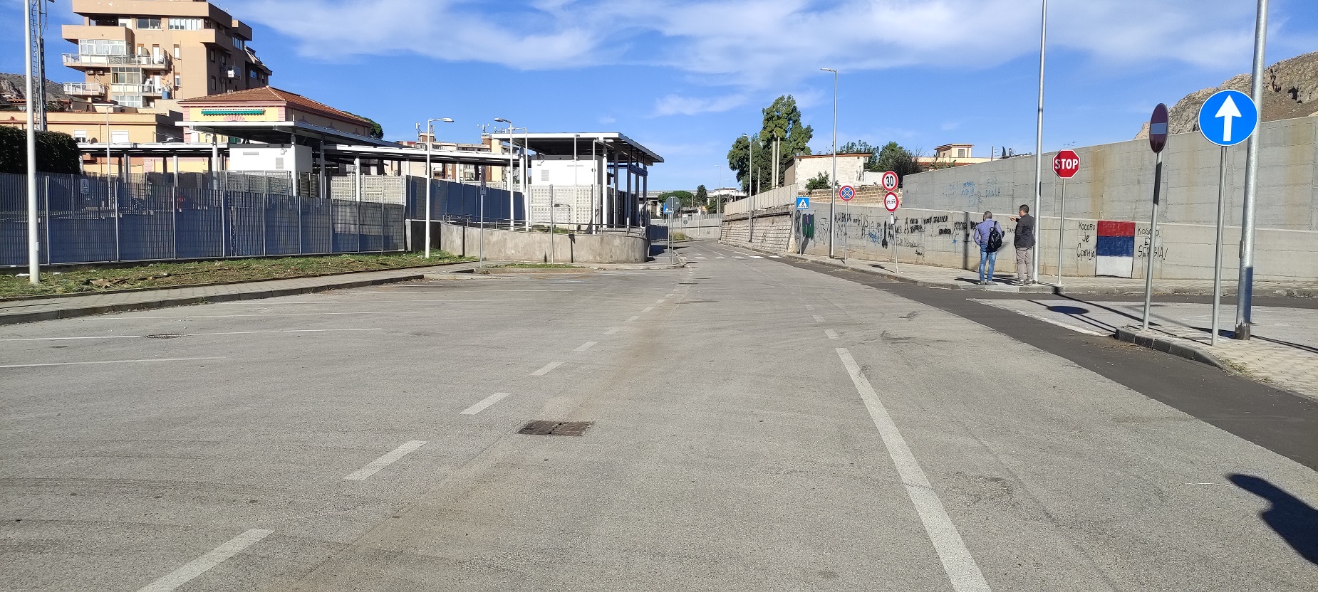 Viabilità Palermo, aperta la bretella in via Tommaso Natale