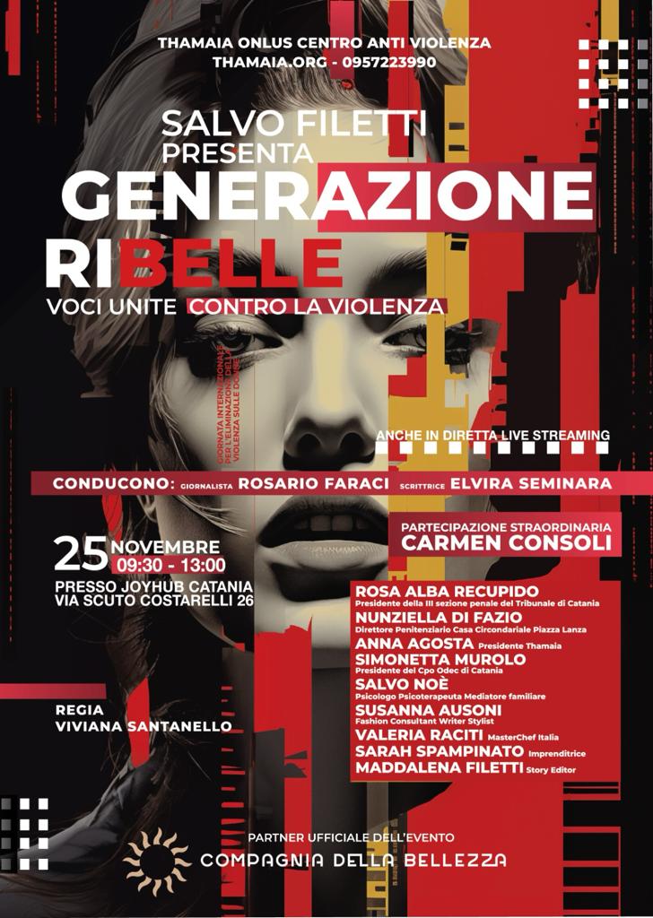 Domani a Catania “Voci unite” contro la violenza di genere