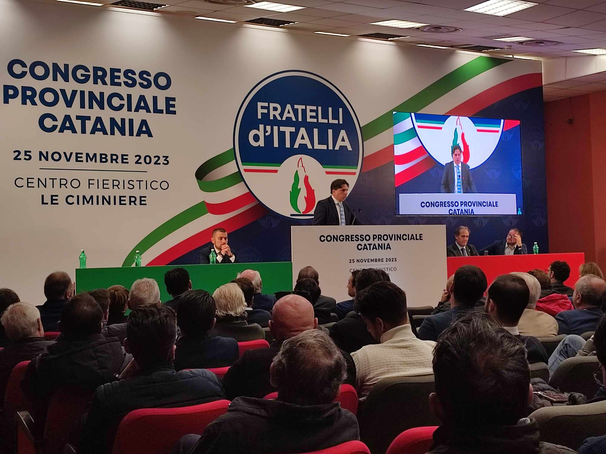 Catania, Fratelli d’Italia a congresso: l’ex sindaco Pogliese padrone di casa VIDEO