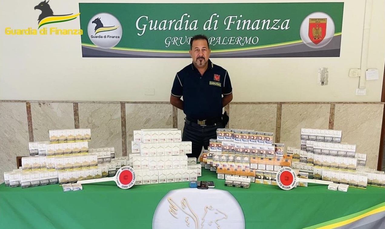 Contrabbando di sigarette, 45 chili di “bionde” in auto: due arresti a Palermo