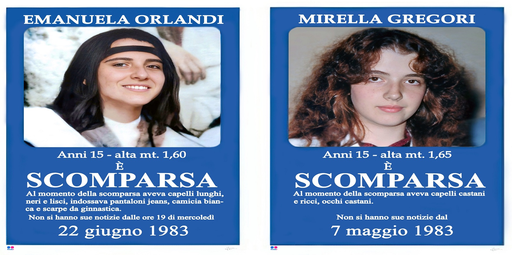 Emanuela Orlandi e Mirella Gregori, il “sì” alla commissione d’inchiesta