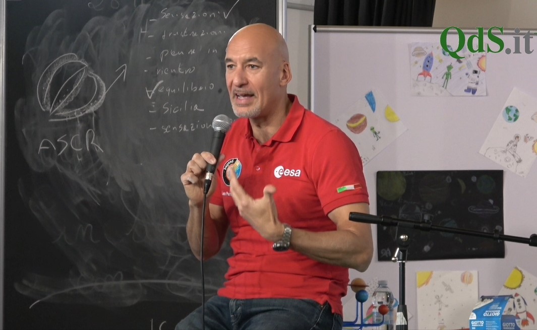 VIDEO | Astroluca in classe, regalo per gli studenti di Librino: Parmitano al Rita Atria