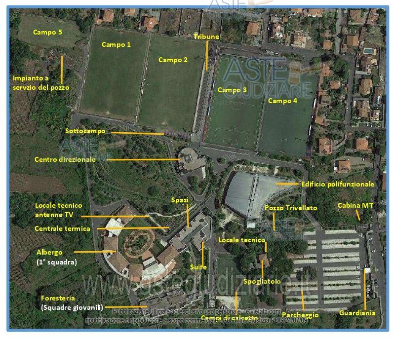 Torre del Grifo all’asta, in vendita la vecchia casa del Calcio Catania: ecco le cifre