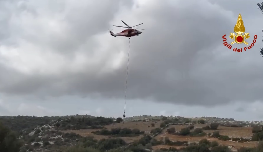 VIDEO | Mucca precipita in burrone nel Siracusano, recuperata dai vigili del fuoco