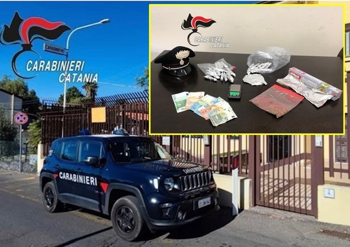 Ragalna, pusher arrestato dai Carabinieri