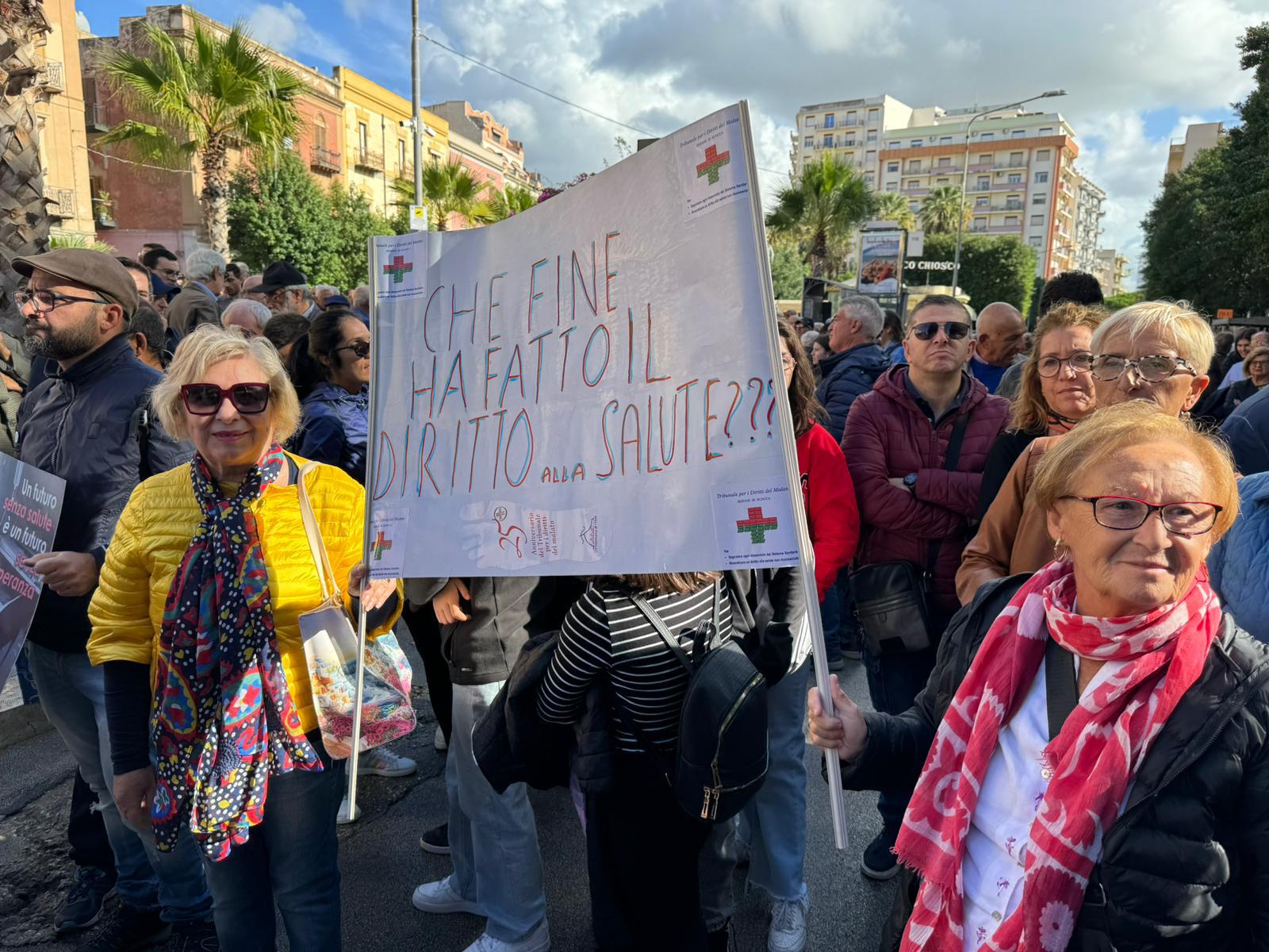 Sanità a Sciacca, grande partecipazione alla manifestazione pro ospedale