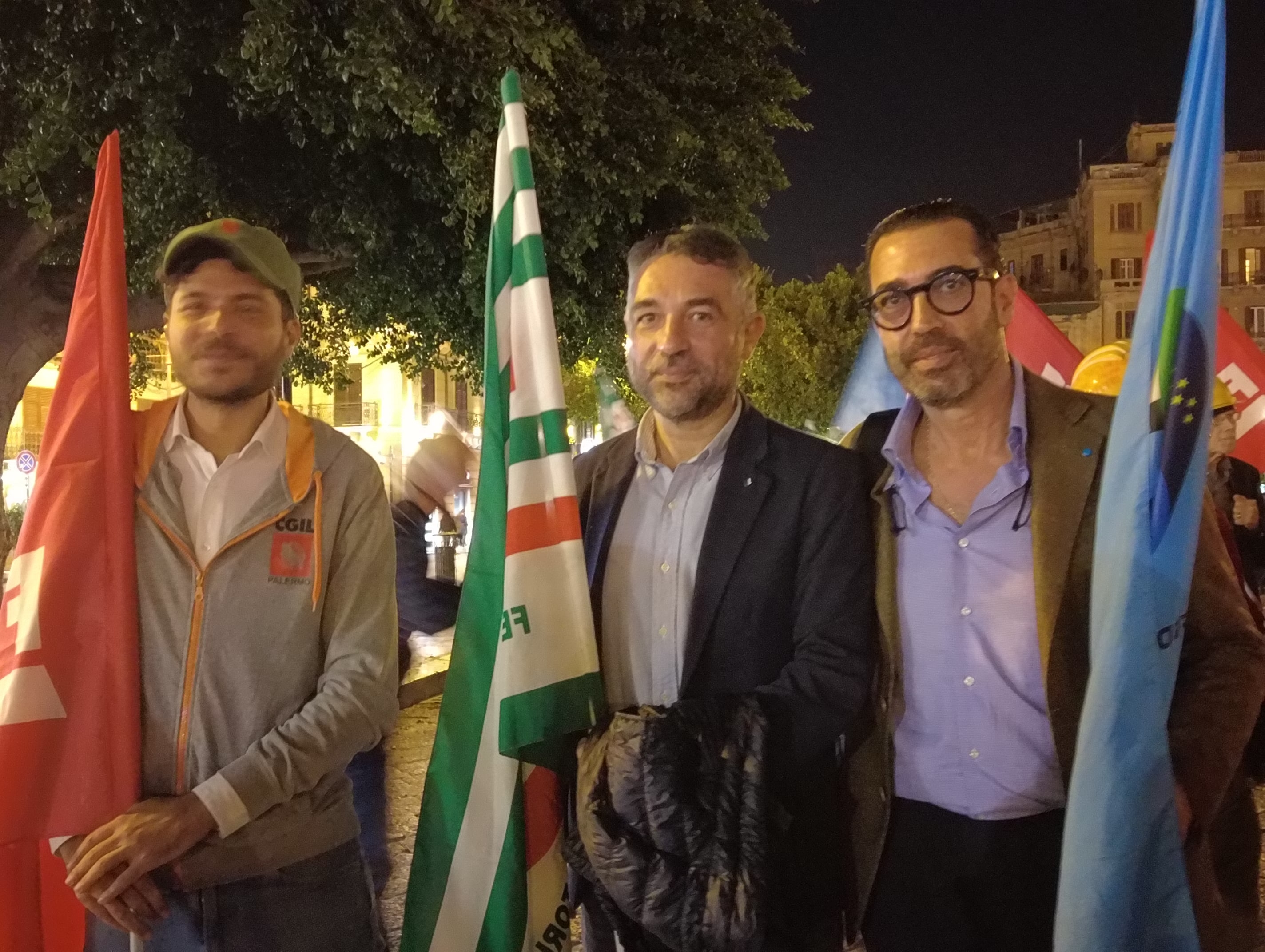 Il corteo a Palermo contro le morti bianche, le richieste dei sindacati