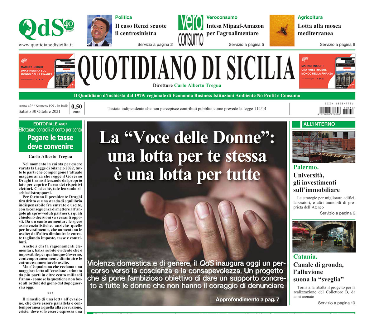 La Voce delle Donne, l’impegno del QdS