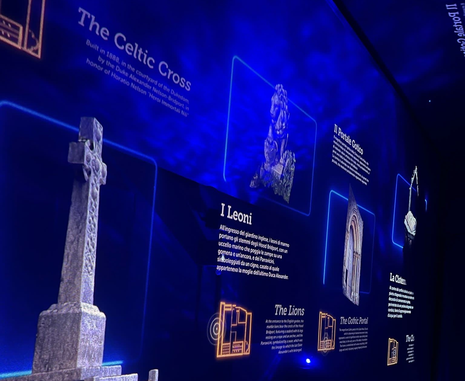 “Immergersi” nel Castello di Nelson tra effetti speciali e proiezioni 3D