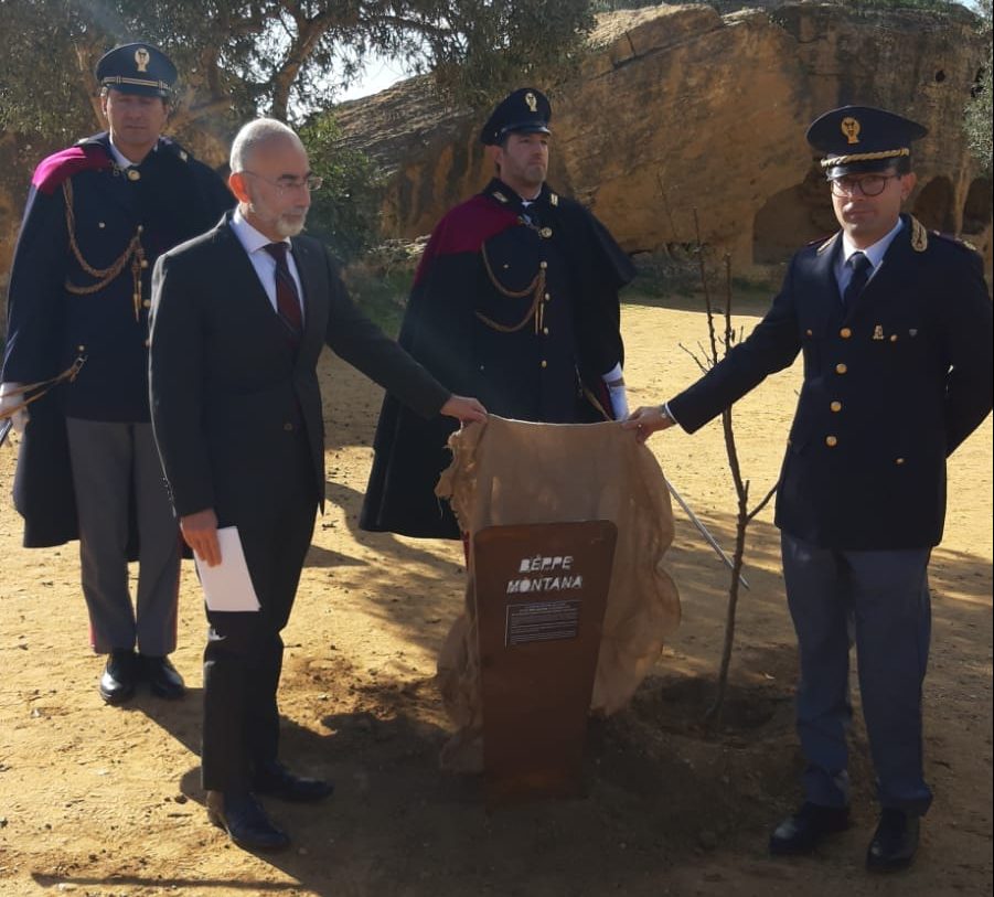 Agrigento, cerimonia in ricordo del commissario Montana