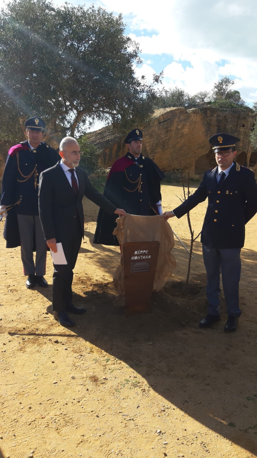 Agrigento, cerimonia in ricordo del commissario Montana
