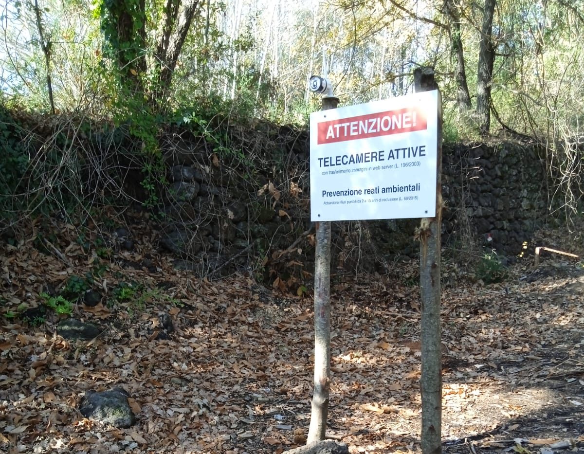 Trecastagni, così gli “occhi del Comune” stanno salvando i boschi dagli incivili