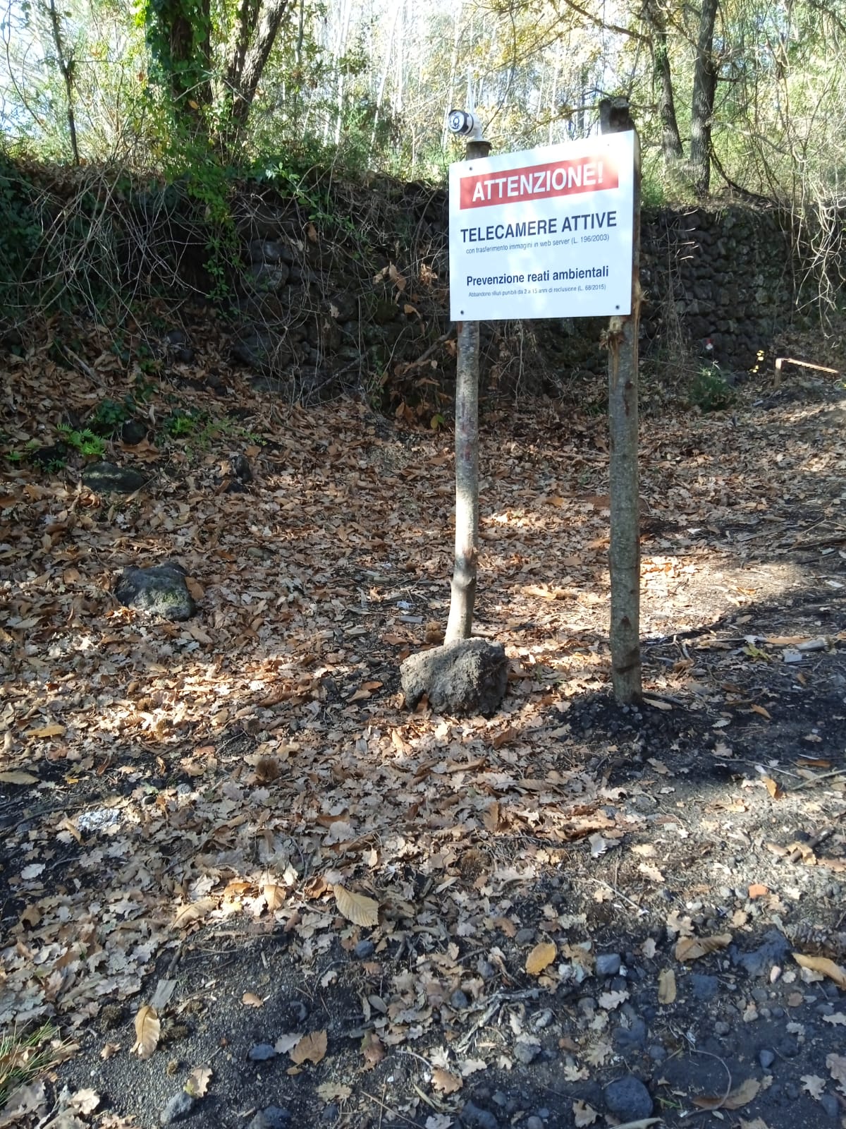 Trecastagni, così gli “occhi del Comune” stanno salvando i boschi dagli incivili