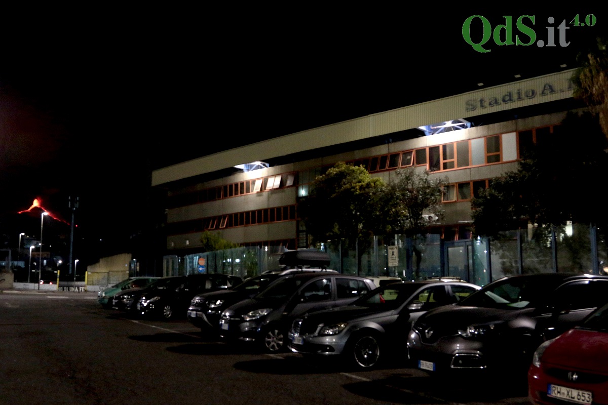 Eruzione dell'Etna dell'1 dicembre - QdS, foto di Davide Anastasi