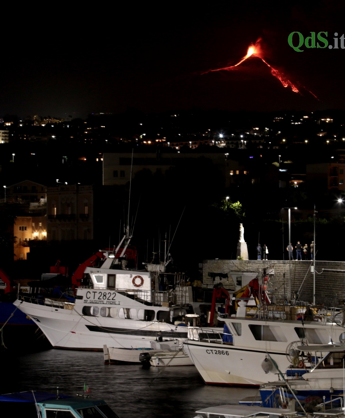 Eruzione dell'Etna dell'1 dicembre - QdS, foto di Davide Anastasi