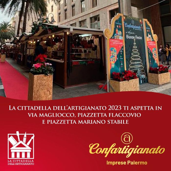 Palermo, fiera di Natale: Confartigianato fa rinascere i portici di piazzale Ungheria