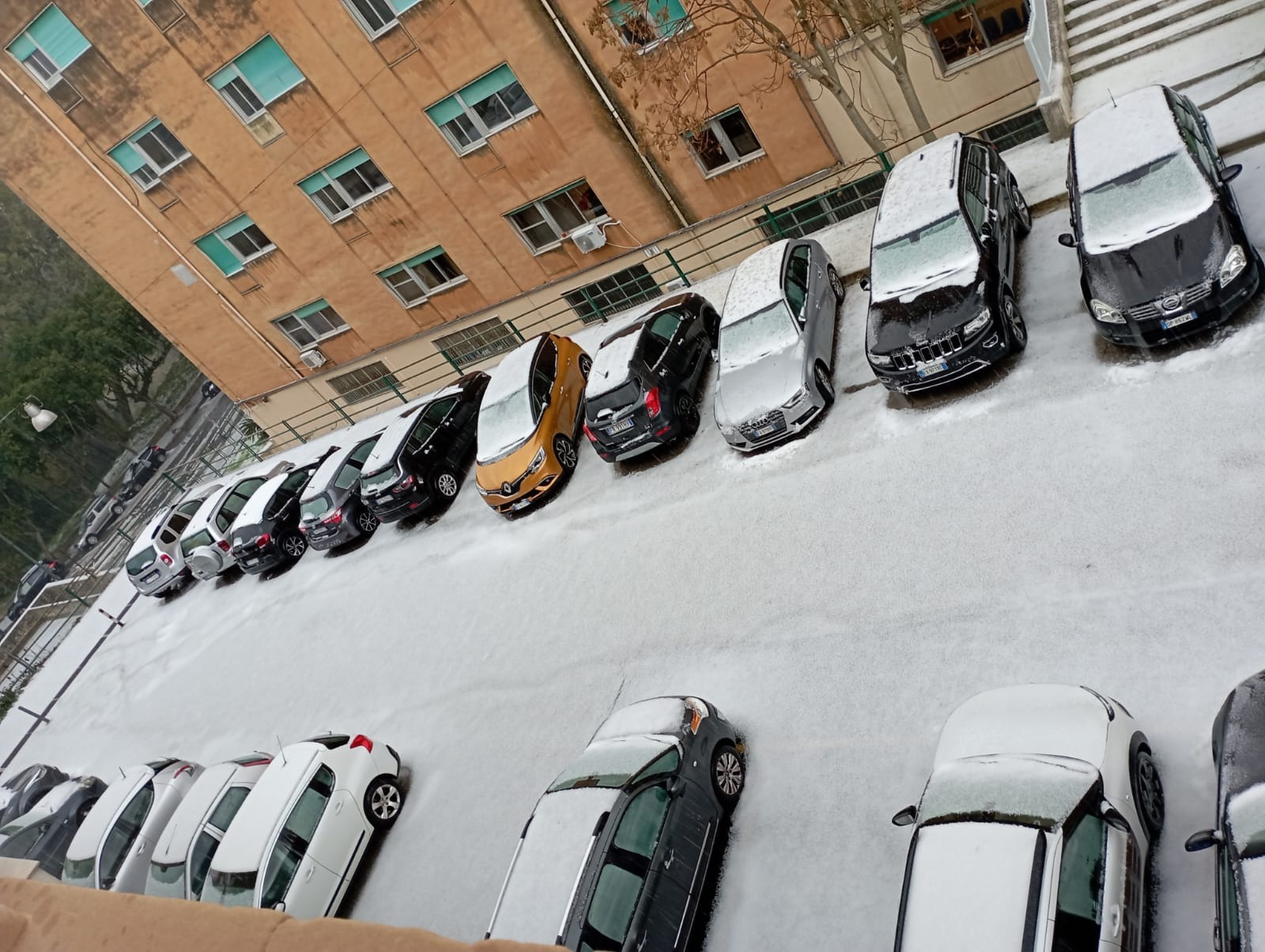 Grandine a Ragusa - foto da Facebook, di Sabina Carnemolla