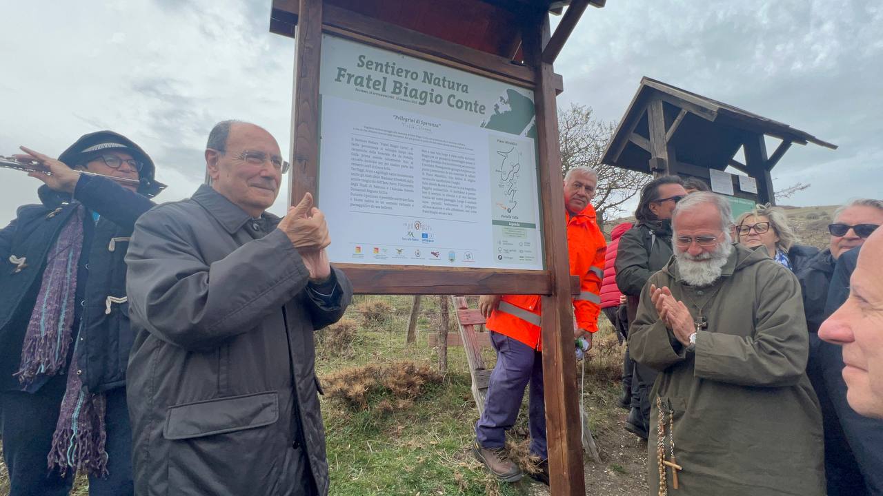 Galleria foto 'FOTO | Parco delle Madonie, inaugurato il sentiero dedicato a Biagio Conte' - foto 2