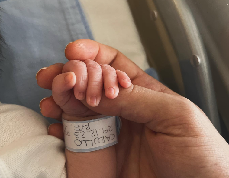 La catanese Miriam Leone è mamma: è nato il figlio Orlando