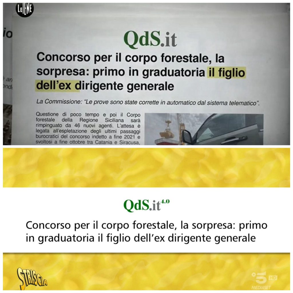 Il giornalismo d’inchiesta esiste ancora: il caso concorso forestale del QdS spopola in tutta Italia