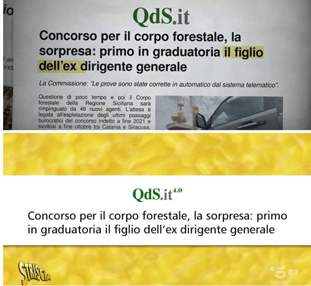 Il giornalismo d’inchiesta esiste ancora: il caso concorso forestale del QdS spopola in tutta Italia