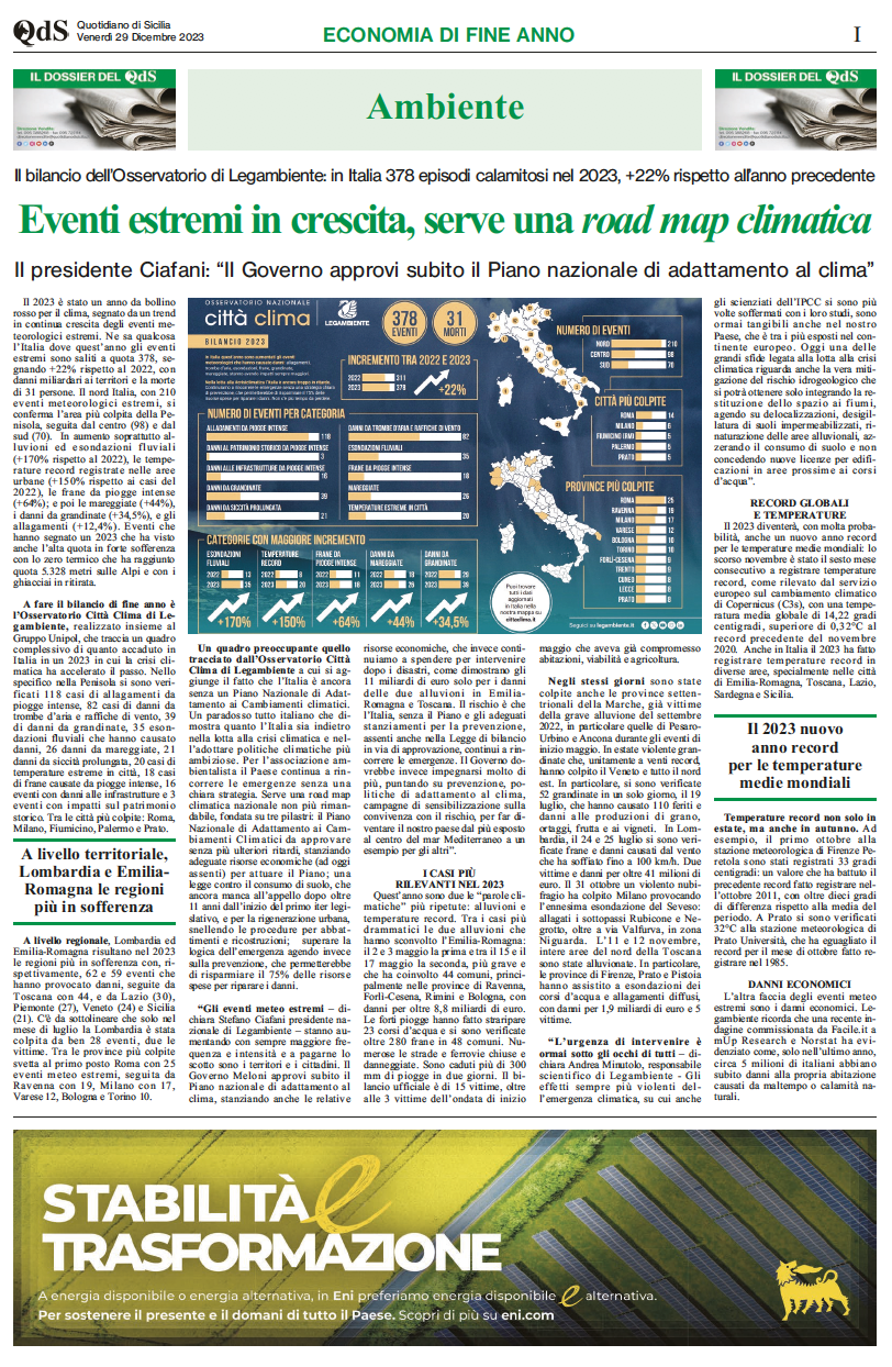 Dossier Economia di fine anno