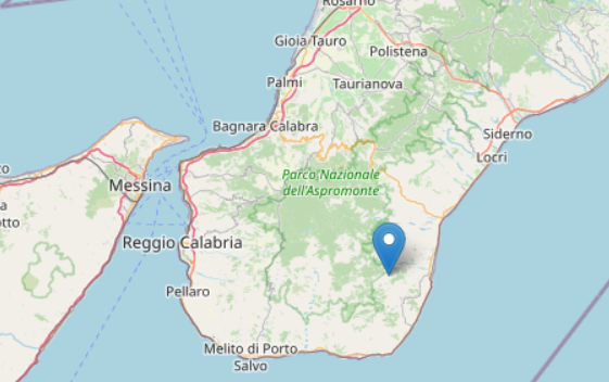 Trema la terra in Calabria, scossa di magnitudo 3.6 in provincia di Reggio