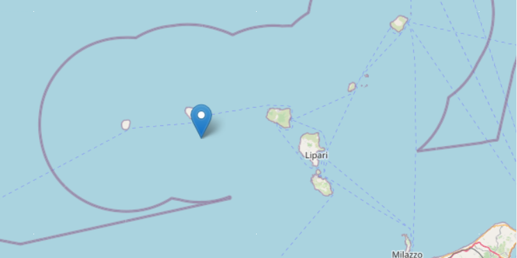 Trema la terra al largo delle Eolie, terremoto di magnitudo 2.6