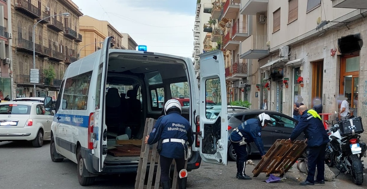 Palermo, controlli a raffica da parte della Polizia municipale