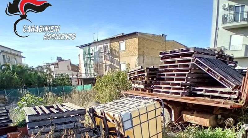 Discarica abusiva in zona residenziale, scattano sequestro e denuncia nell’Agrigentino