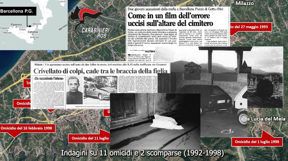 VIDEO | Un “giro” di omicidi e guerra di mafia, blitz contro i Barcellonesi: 7 arresti