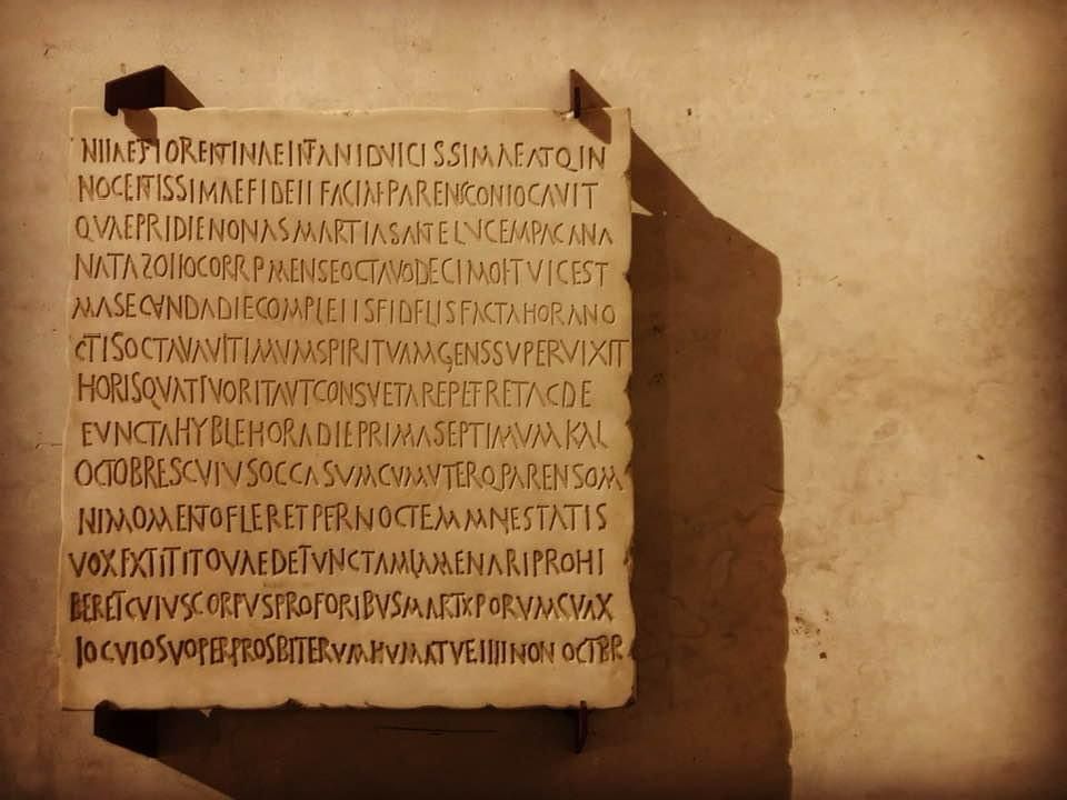 Il millenario legame tra Catania e Paternò rinverdito dalla lapide di Iulia Florentina