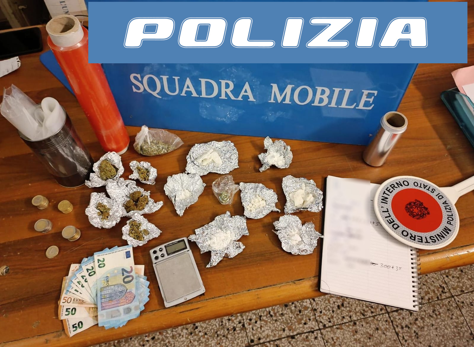 Catania, trovato con cocaina e marijuana pronte da spacciare: arrestato pusher 52enne