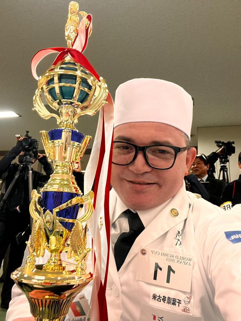 Catania, lo chef Jefferson Elias Ribeiro da Silva è il nuovo campione del mondo di sushi