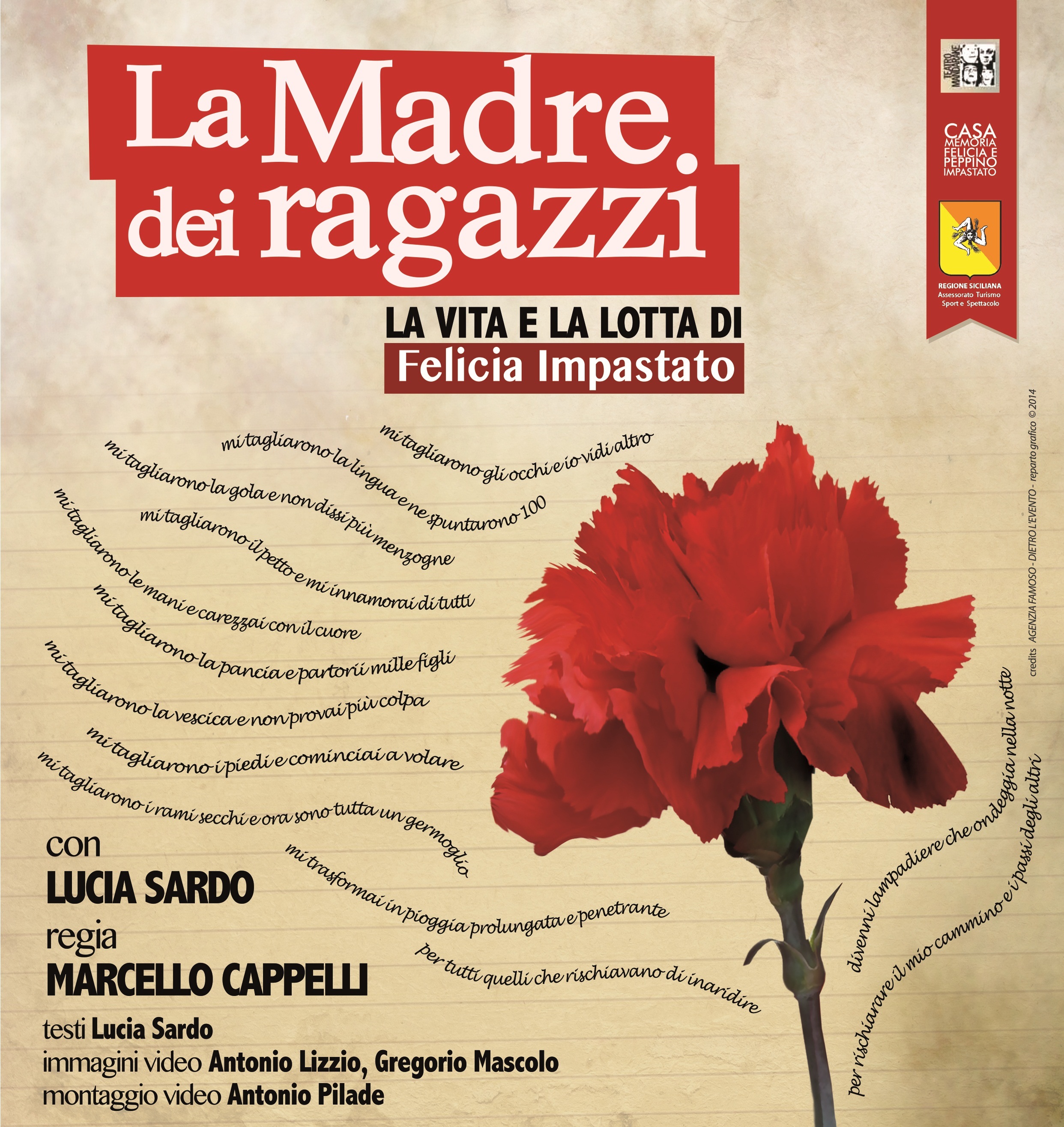 Giarre, il teatro sociale di Lucia Sardo in scena per gli studenti al Cine Teatro REX