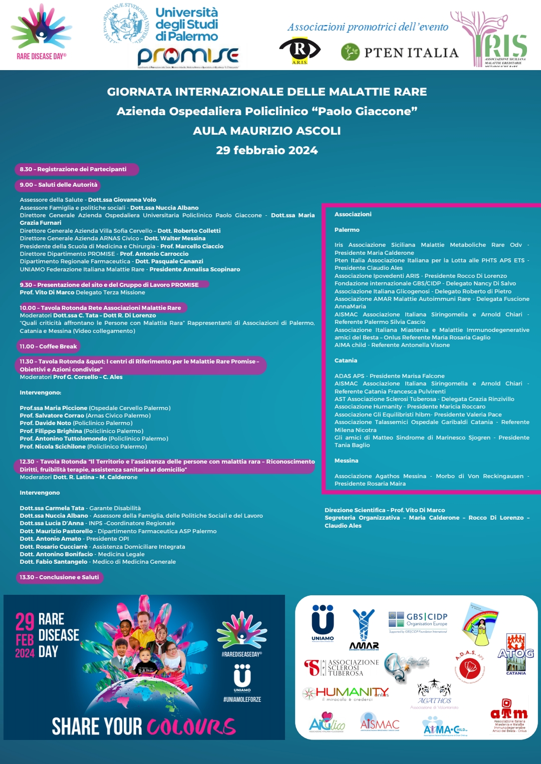 Giornata internazionale malattie rare, conferenza al Policlinico di Palermo