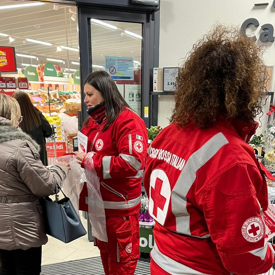 La Cri di Caltanissetta a supporto della famiglie meno abbienti