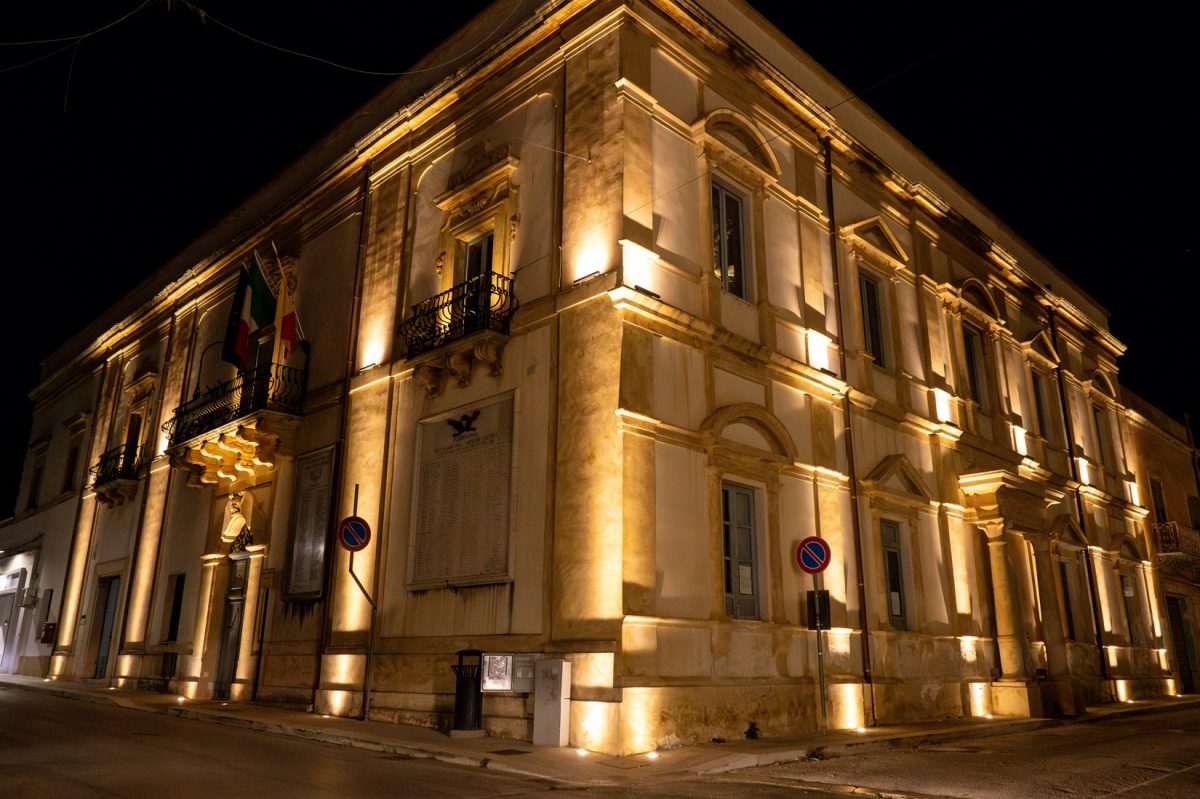 Partanna, illuminazione artistica nei beni del centro