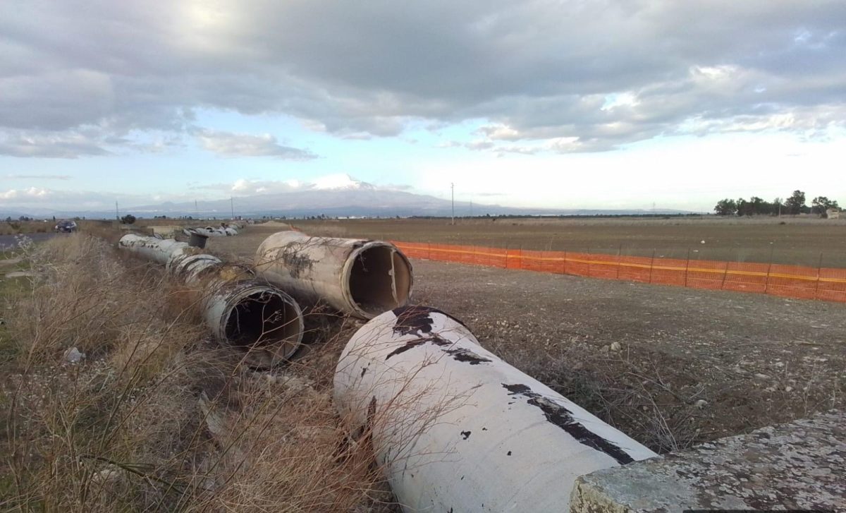 Piana di Catania, lavori per ripristinare la condotta “dimenticata” da tre anni