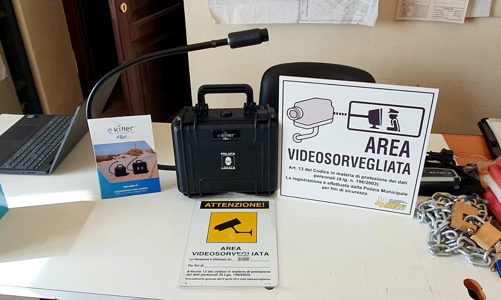 Rifiuti, in azione a Favara la telecamera “E-Killer”